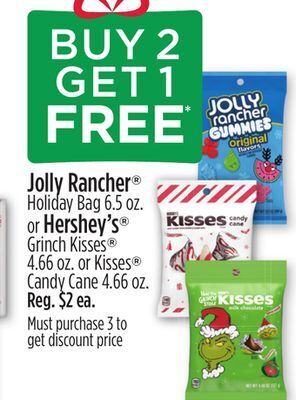 Dollar General Jolly rancher® or hershey's® offer