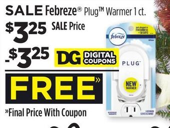 Dollar General Febreze® plug warmer offer