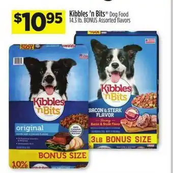 Dollar General Kibbles 'n Bits Dog Food 14.3 Lb. offer