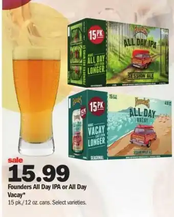 Meijer Founders All Day Ipa Or All Day Vacay offer