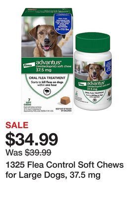 Tractor Supply Company Flea control soft chews for large dogs, 37.5 mg offer