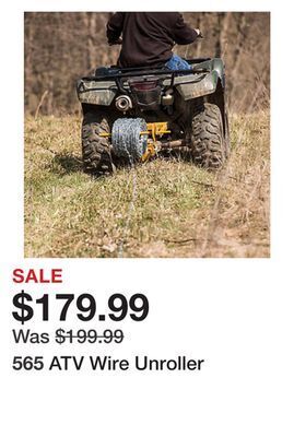 Tractor Supply Company Atv wire unroller offer