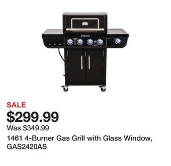 Tractor Supply Company 4-burner gas grill with glass window, gas2420as offer