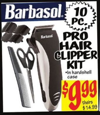 Ollie's Barbasol pro hair clipper kit offer