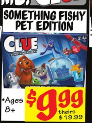 Ollie's Something fishy pet edition offer