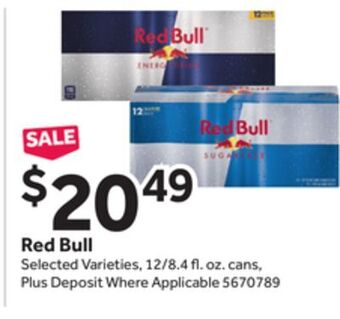Stop&Shop Red bull offer