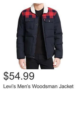 Costco Levi's men's woodsman jacket offer