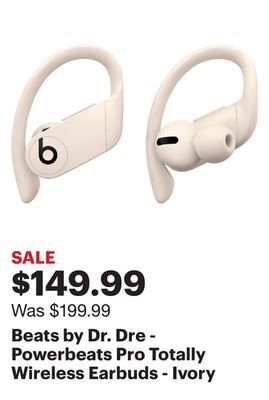 Best Buy Beats by dr. dre - powerbeats pro totally wireless earbuds - ivory offer