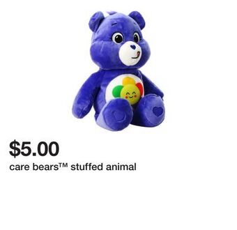 Five Below Care bears™ stuffed animal offer