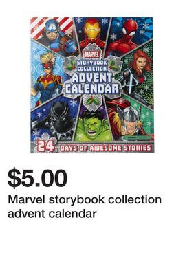 Five Below Marvel storybook collection advent calendar offer