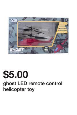Five Below Ghost led remote control helicopter toy offer
