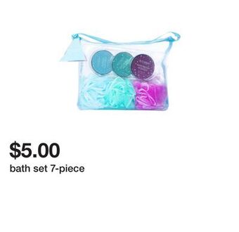 Five Below Bath set 7-piece offer