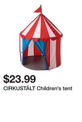 Ikea Cirkustält children's tent offer