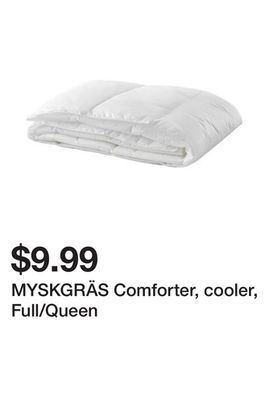 Ikea Myskgräs comforter, cooler, full/queen offer