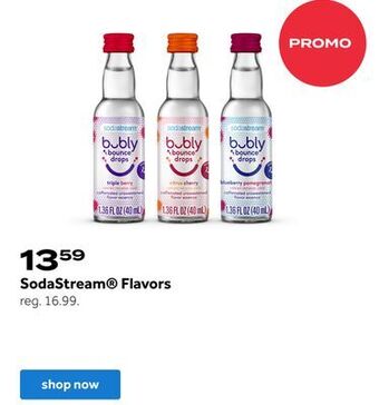 Bed Bath & Beyond Sodastream® flavors offer