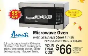 ABC Warehouse Microwave Oven with Stainless Steel Finish offer