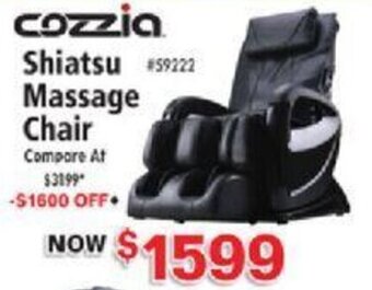 ABC Warehouse Cozzia Shiatsu Massage Chair offer