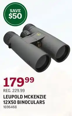 Sportsman's Warehouse Leupold mckenzie 12x50 binoculars offer