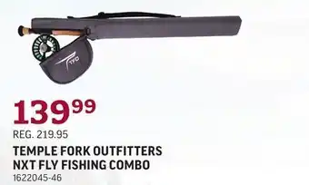 Sportsman's Warehouse Temple fork outfitters nxt fly fishing combo offer