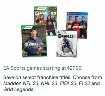 Best Buy EA Sports games offer