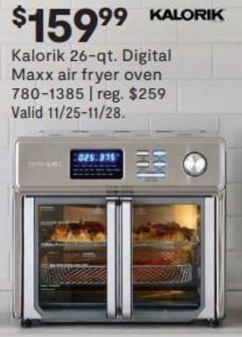 JC Penney Kalorik 26-qt. Digital Maxx air fryer oven offer