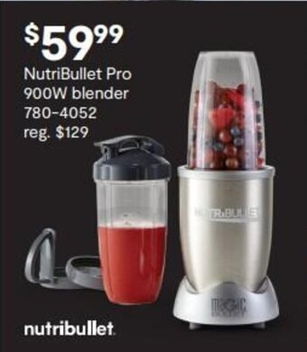 JC Penney NutriBullet Pro 900W blender offer