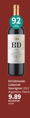 Total Wine Ed edmundo cabernet sauvignon offer
