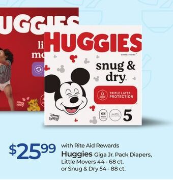 Rite Aid Huggies offer