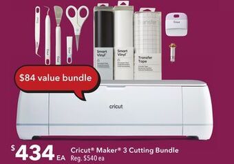 JOANN Cricut® maker® 3 cutting bundle offer
