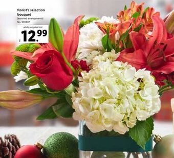 Lidl Florist's selection bouquet offer