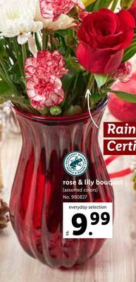 Lidl Rose & lily bouquet offer