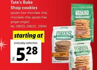 Lidl Tate's bake shop cookies offer
