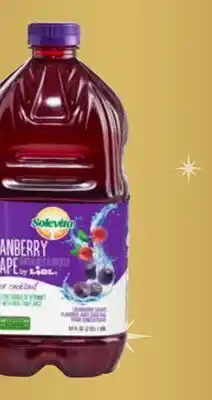 Lidl Solevita grape cranberry juice cocktail offer