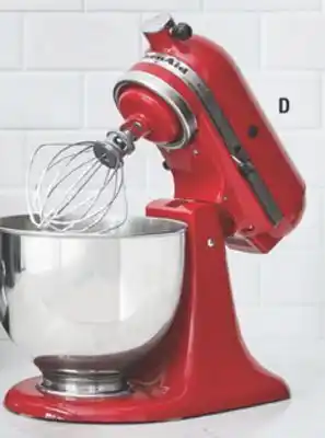 The Home Depot Kitchenaid artisan® 5 qt. stand mixer offer
