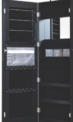The Home Depot Costway wall mounted led mirrored jewelry cabinet offer