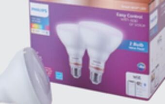 The Home Depot Philips 2-pack smart wi-fi led 65-watt bulb offer