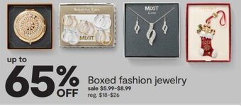 JC Penney Boxed Fashion Jewelry offer