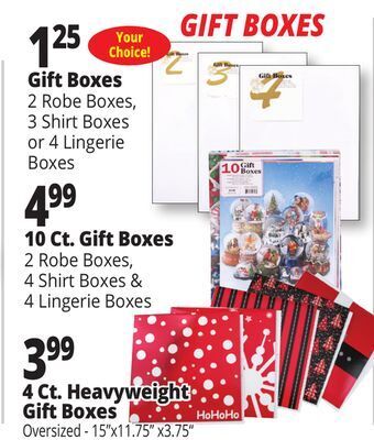 Ocean State Job Lot Gift boxes offer