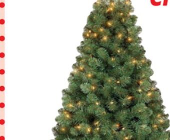 Ocean State Job Lot 6' artificial pre-lit christmas tree offer