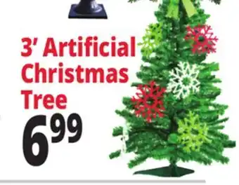 Ocean State Job Lot 99 3' artificial christmas tree offer