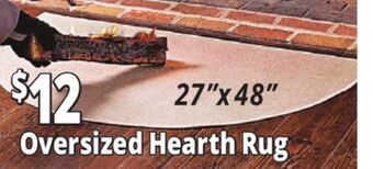 Ocean State Job Lot Oversized hearth rug offer