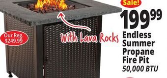 Ocean State Job Lot Endless summer propane fire pit offer