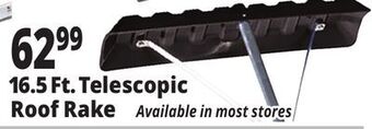 Ocean State Job Lot 16.5ft. telescopic roof rake offer