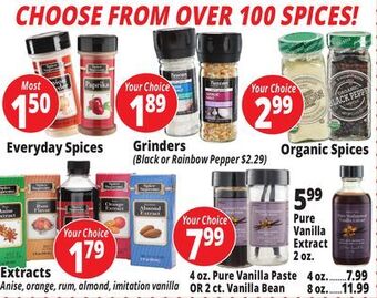 Ocean State Job Lot Spices offer