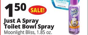Ocean State Job Lot Just a spray toilet bowl spray offer