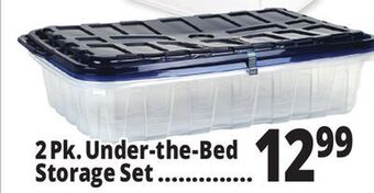 Ocean State Job Lot 2pk. under-the-bed storage set offer