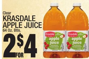 C Town Krasdale apple juice offer