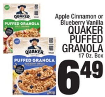 C Town Quaker puffed granola offer