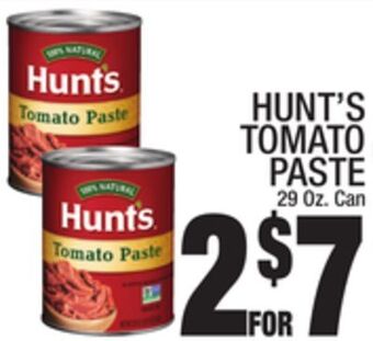 C Town Hunt's tomato paste offer