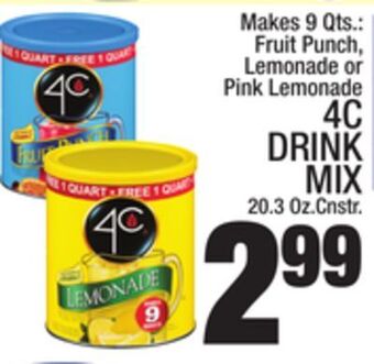 C Town 4c drink mix offer